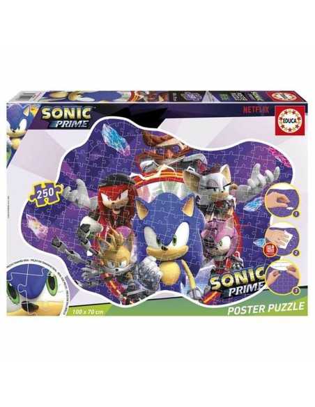 Set di 4 Puzzle Sonic Prime 250 Pezzi