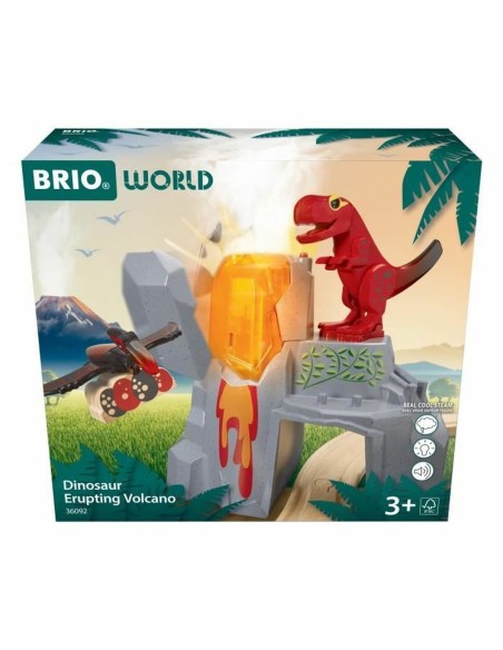 Figurine d’action Brio 36092 Dinosaur Erupting Volcano