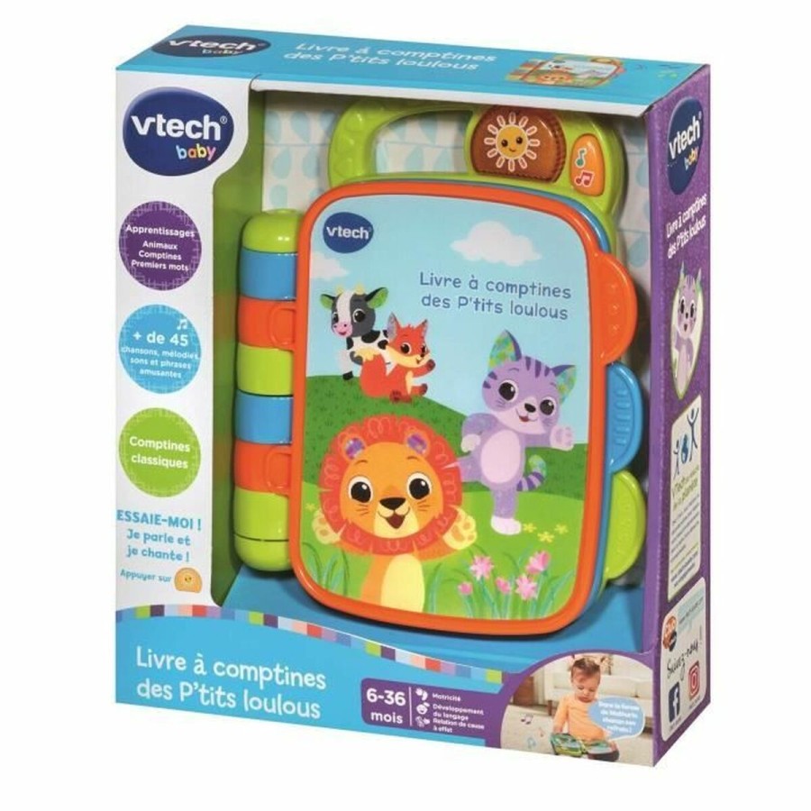 Pädagogisches Spielzeug Vtech Baby Livre à comptines des P´tits Lou