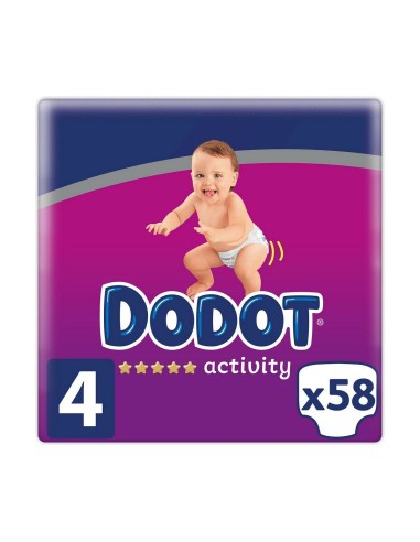 Disposable nappies Dodot Dodot Activity 9-14 kg 58 Units