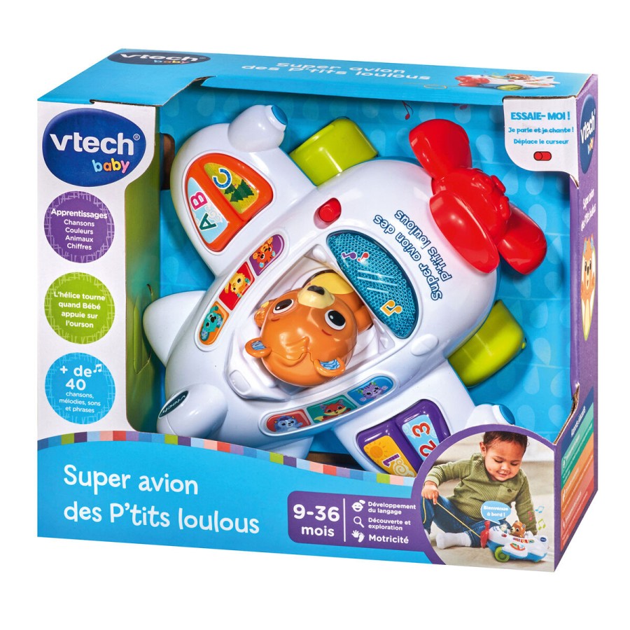 Pädagogisches Spielzeug Vtech Baby Super avion des P´tits Loulous (F