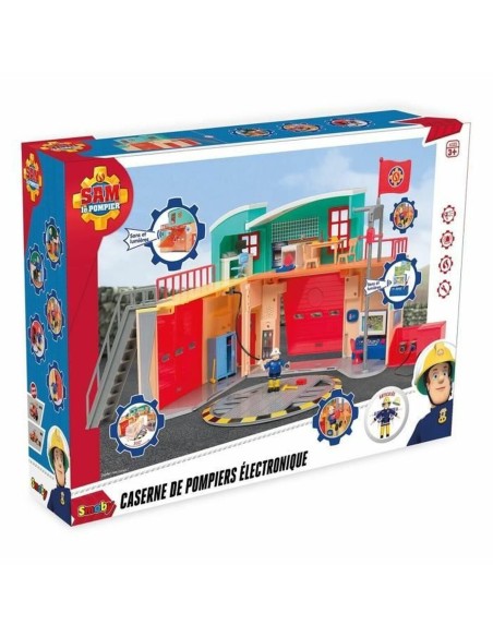 Playset Smoby Caserne de Pompiers Électronique