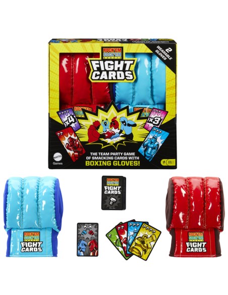 Card Game Mattel Rock'Em Sock'Em Fight Cards