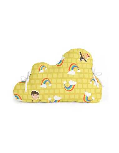 Cot protector HappyFriday Basic Kids Yellow bricks Multicolour 60 x 40 cm