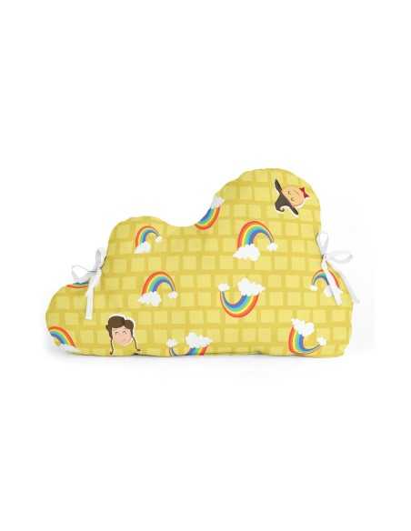 Cot protector HappyFriday Basic Kids Yellow bricks Multicolour 60 x 40 cm