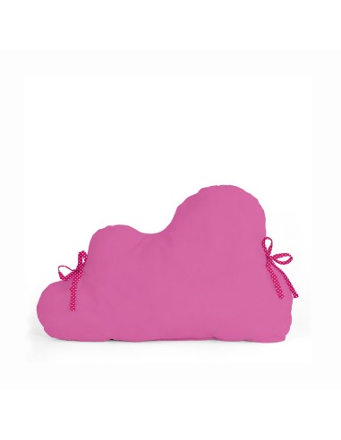 Paracolpi per culla HappyFriday Basic Kids Cloud Fucsia 60 x 40 cm