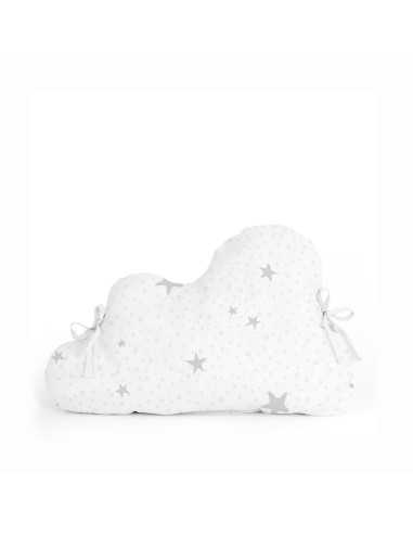 Paracolpi per culla HappyFriday Basic Kids Little star Grigio 60 x 40 cm