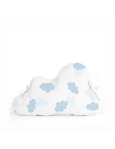 Paracolpi per culla HappyFriday Basic Kids Clouds Azzurro 60 x 40 cm