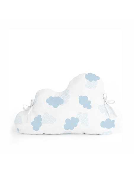 Protection du berceau HappyFriday Basic Kids Clouds Bleu 60 x 40 cm