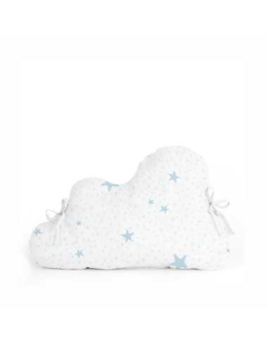 Paracolpi per culla HappyFriday Basic Kids Little star Azzurro 60 x 40 cm