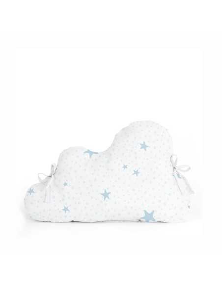 Paracolpi per culla HappyFriday Basic Kids Little star Azzurro 60 x 40 cm