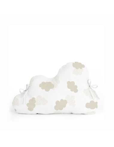 Protection du berceau HappyFriday Basic Kids Clouds Beige 60 x 40 cm