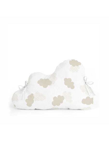 Paracolpi per culla HappyFriday Basic Kids Clouds Beige 60 x 40 cm