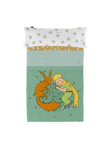 Jeu de draps HappyFriday Le Petit Prince Le printemps Multicouleur Lit 1 persone 2 Pièces