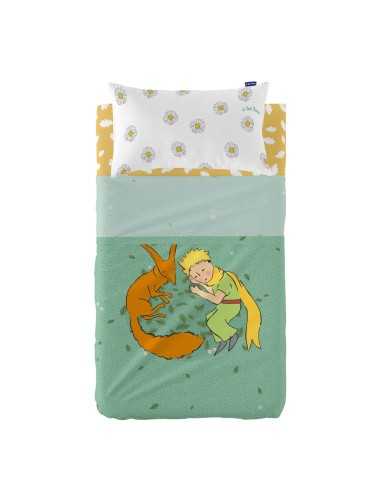 Jeu de draps HappyFriday Le Petit Prince Le printemps Multicouleur Lit de bébé 2 Pièces