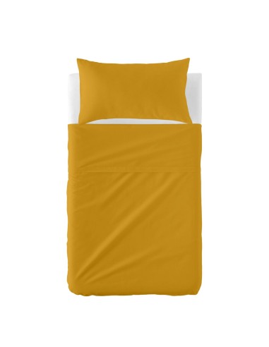 Bedding set HappyFriday BASIC KIDS Mustard Baby Crib 2 Pieces