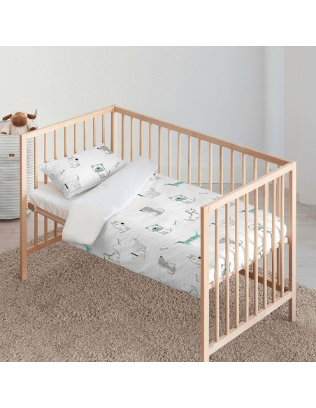 Housse de couette pour berceau Kids&Cotton Huali Small 100 x 120 cm