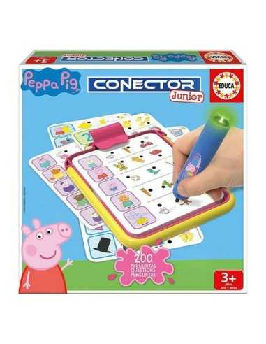 Lernspiel Conector Junior Peppa Pig Educa 16230 Bunt (1 Stücke)