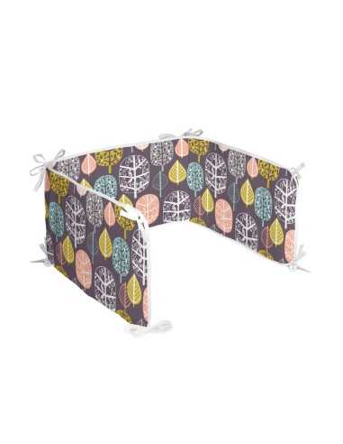 Cot protector HappyFriday Moshi moshi Woodland Multicolour 210 x 40 cm