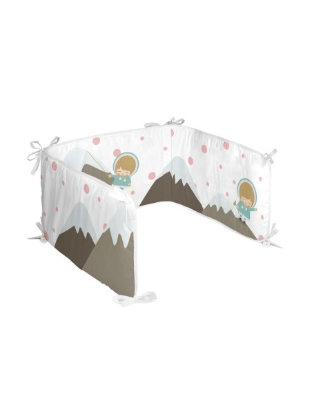 Cot protector HappyFriday Happynois Skymo day Multicolour 210 x 40 cm