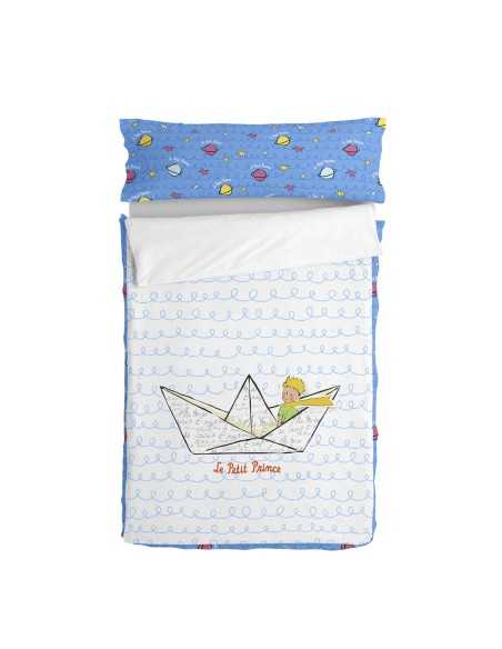 Quilt Cover without Filling HappyFriday Le Petit Prince Navire Multicolour 105 x 200 cm