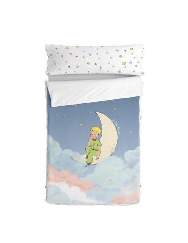 Bettbezug mit Füllung HappyFriday Le Petit Prince La Lune Bunt 105 x 200 cm