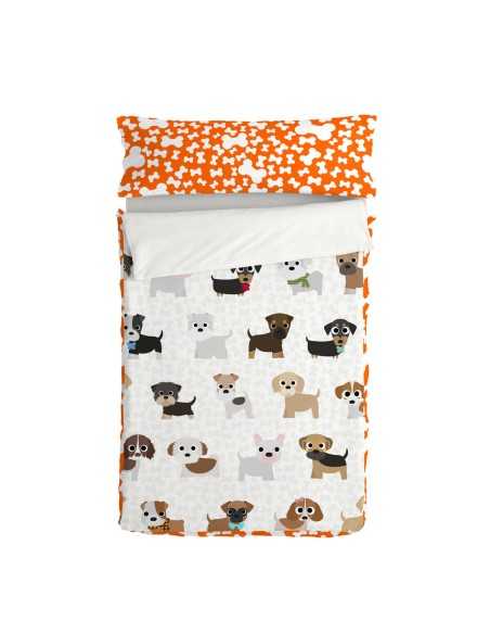 Couette rembourrée HappyFriday Mr Fox Dogs Multicouleur 90 x 200 cm