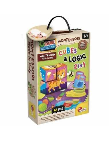 Jouet Educatif Lisciani Giochi Cubes & Logic 2 in1 (FR)