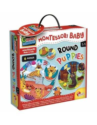 Lernspiel Lisciani Giochi Montessori Baby Round Puppies (FR)