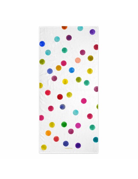 Telo da bagno HappyFriday Confetti Multicolore 70 x 150 cm