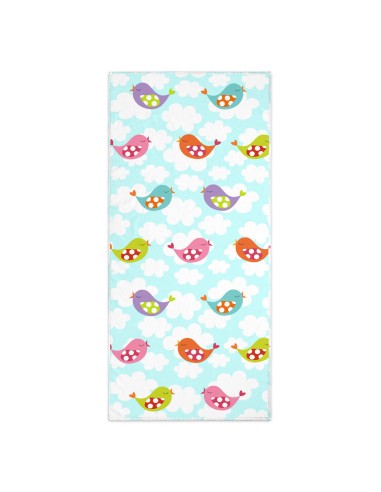 Serviette de toilette HappyFriday Mr Fox Little Birds Multicouleur 70 x 150 cm