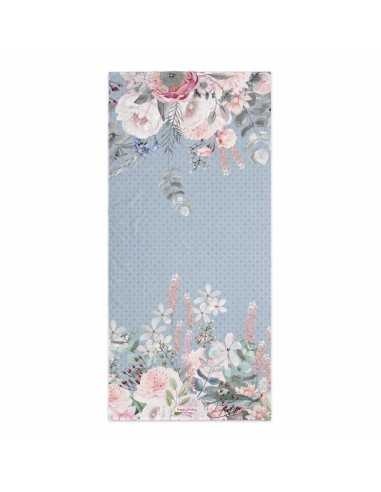 Telo da bagno HappyFriday Soft Bouquet Multicolore 70 x 150 cm