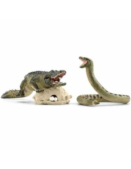 Set di giocattoli Schleich Danger in the swamp Plastica