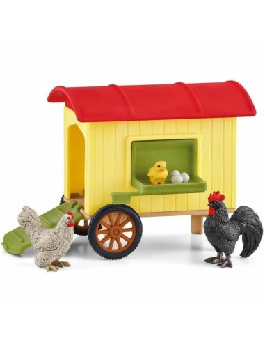 Spielzeug-Set Schleich Mobile Chicken Coop Kunststoff