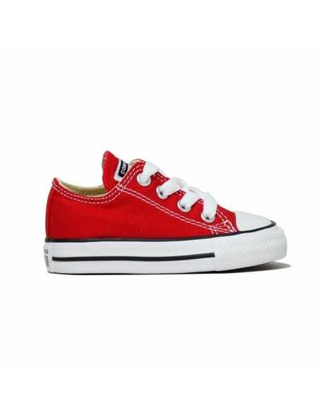 Chaussures de Sport pour Bébés Converse All Star Classic Low Rouge