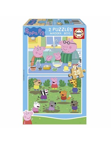 Puzzle per Bambini Peppa Pig 25 Pezzi