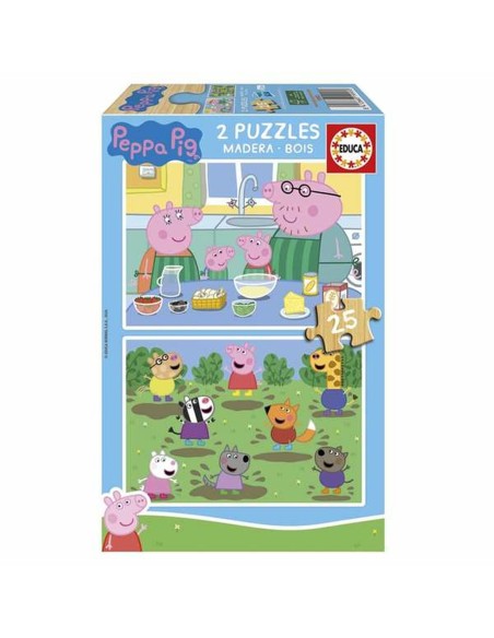 Puzzle per Bambini Peppa Pig 25 Pezzi