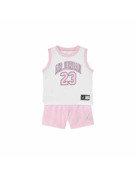 Completo Sportivo per Bambini Nike Air Jordan Cadet Multicolore Rosa