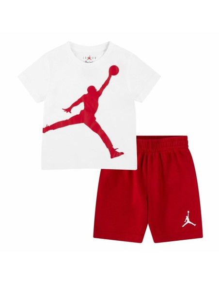 Completo Sportivo per Bambini Nike Bianco Rosso 2 Pezzi