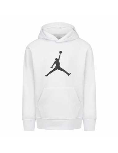 Jungen Sweater mit Kapuze Nike Jordan Jumpman Logo Weiß