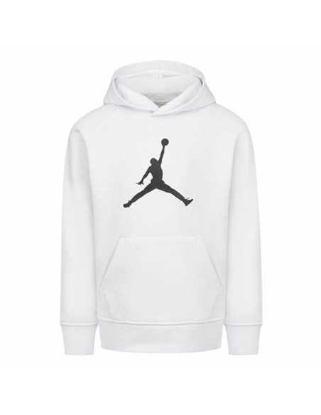 Jungen Sweater mit Kapuze Nike Jordan Jumpman Logo Weiß