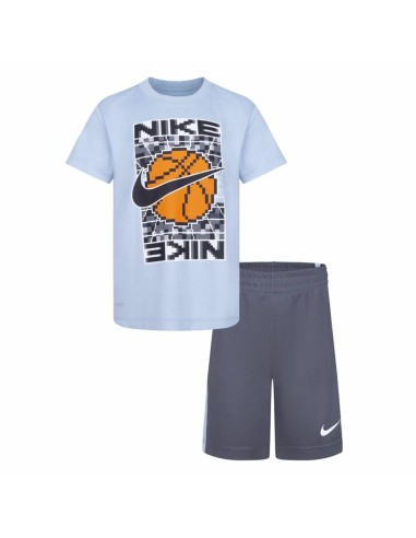 Sportset für Kinder Nike Df Icon Grau Bunt 2 Stücke