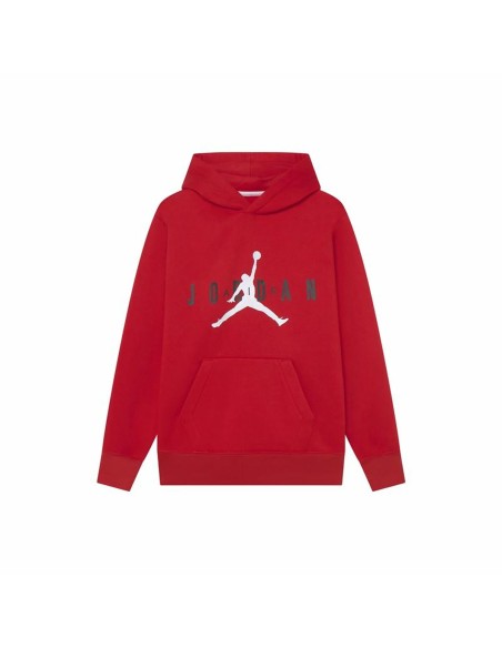 Felpa con Cappuccio Bambino Nike Jordan Jumpman Little Rosso