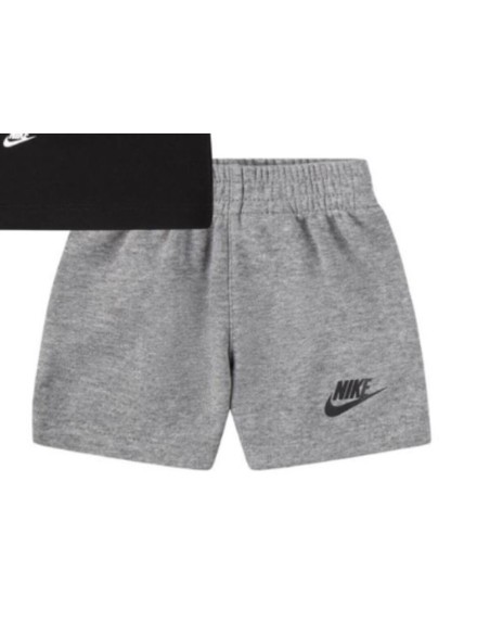 Completo Sportivo per Neonati Nike Nsw Add Ft Nero Grigio