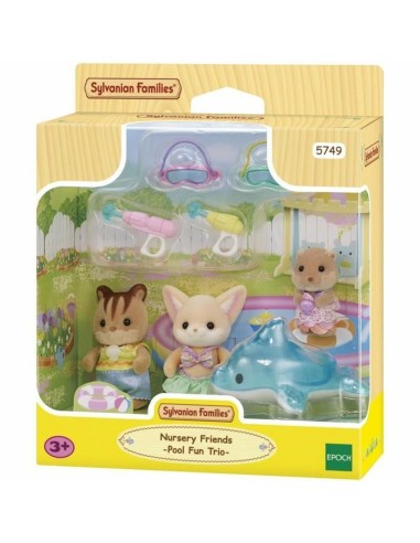 Accessori per Casa delle Bambole Sylvanian Families 5749 Nursery Friends Pool Fun trio