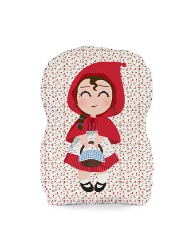 Coussin HappyFriday Mr Fox Multicouleur Chaperon Rouge 40 x 30 cm