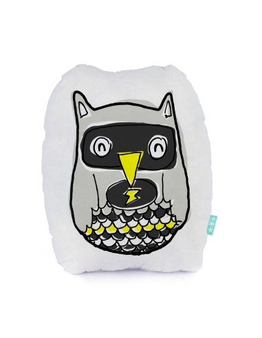 Coussin HappyFriday Mr Fox Multicouleur Hibou 40 x 30 cm