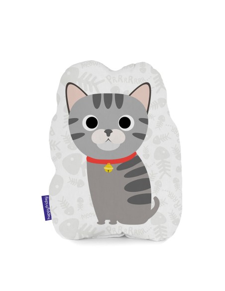 Cuscino HappyFriday Mr Fox Multicolore Gatto 40 x 30 cm