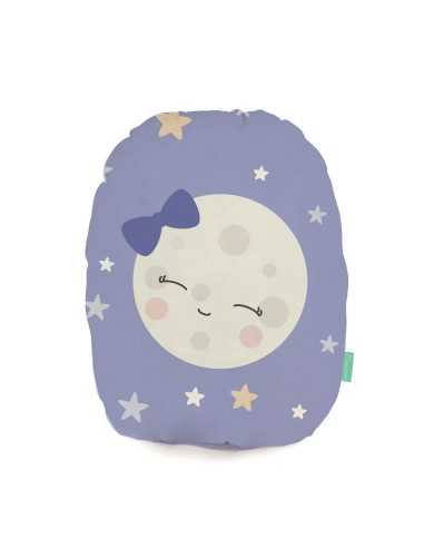 Coussin HappyFriday Happynois Multicouleur Lune 40 x 30 cm