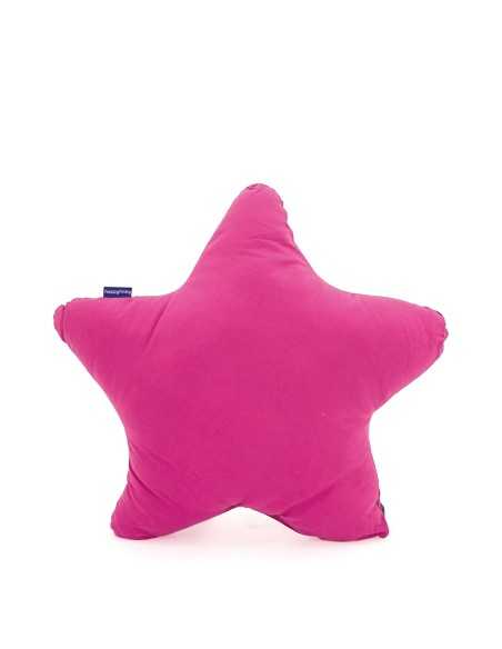 Cushion HappyFriday Basic Fuchsia Star 50 x 50 cm